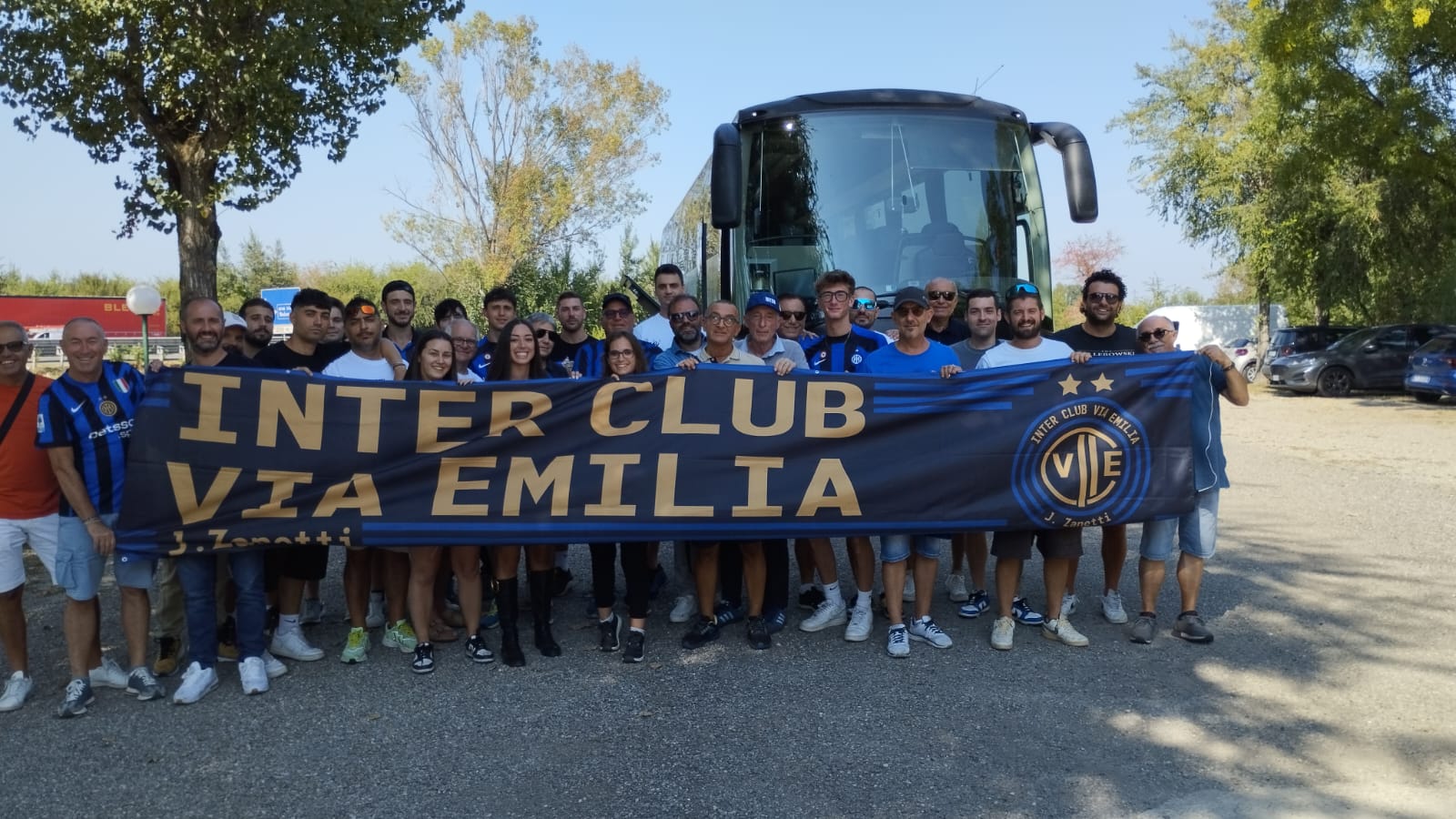 Il primo pullman verso San Siro targato Inter Club Via Emilia